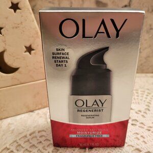 NEW OLAY REGENERIST REGENERATING SERUM MOISTURIZER FRAGRANCE FREE NIACINIMIDE